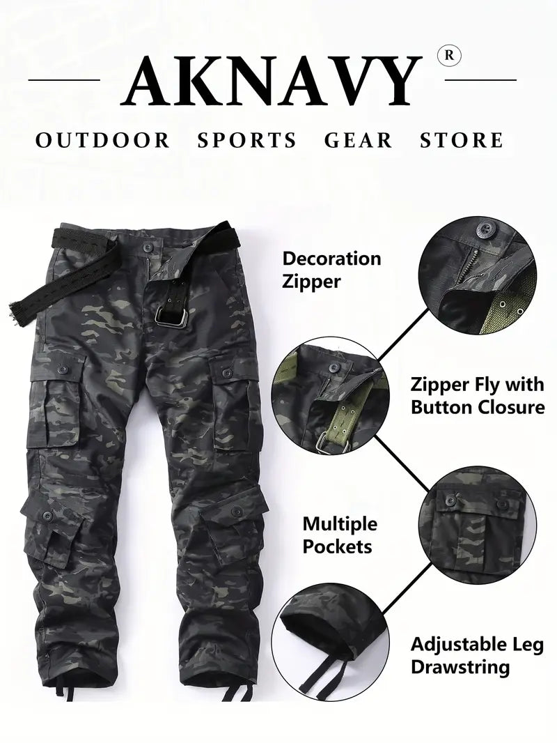 AKNAVY Camouflage Tactical Cargo Pants