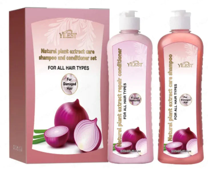 Natural Onion & Rosemary Revive Biotin Shampoo & Conditioner