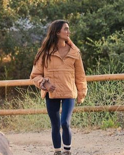 Dames Pure Comfort Quilted Pullover Puffer