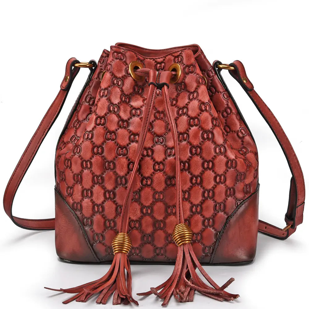 Vintage Leather Bucket Bags