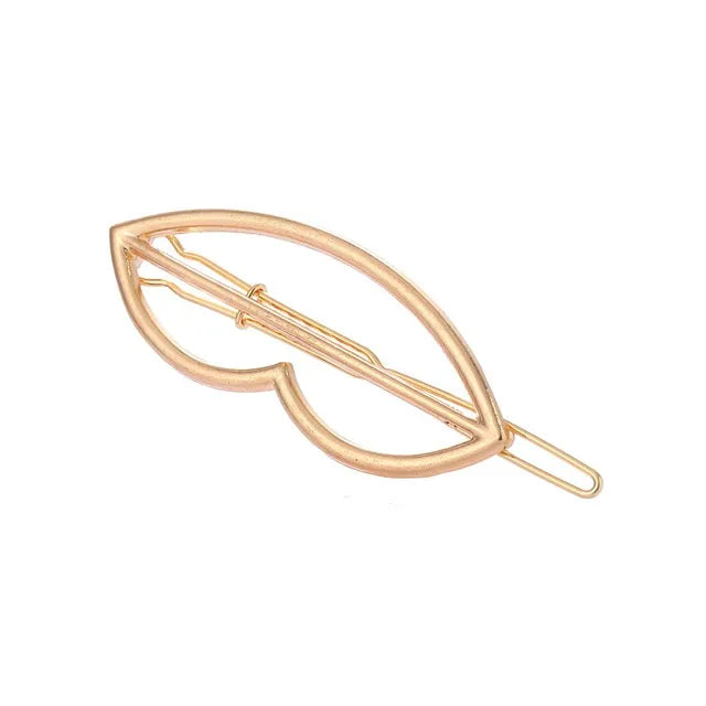 Gold and Silver Hair Clips