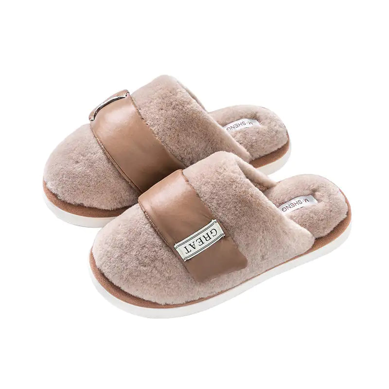 Velvet Cotton Slippers
