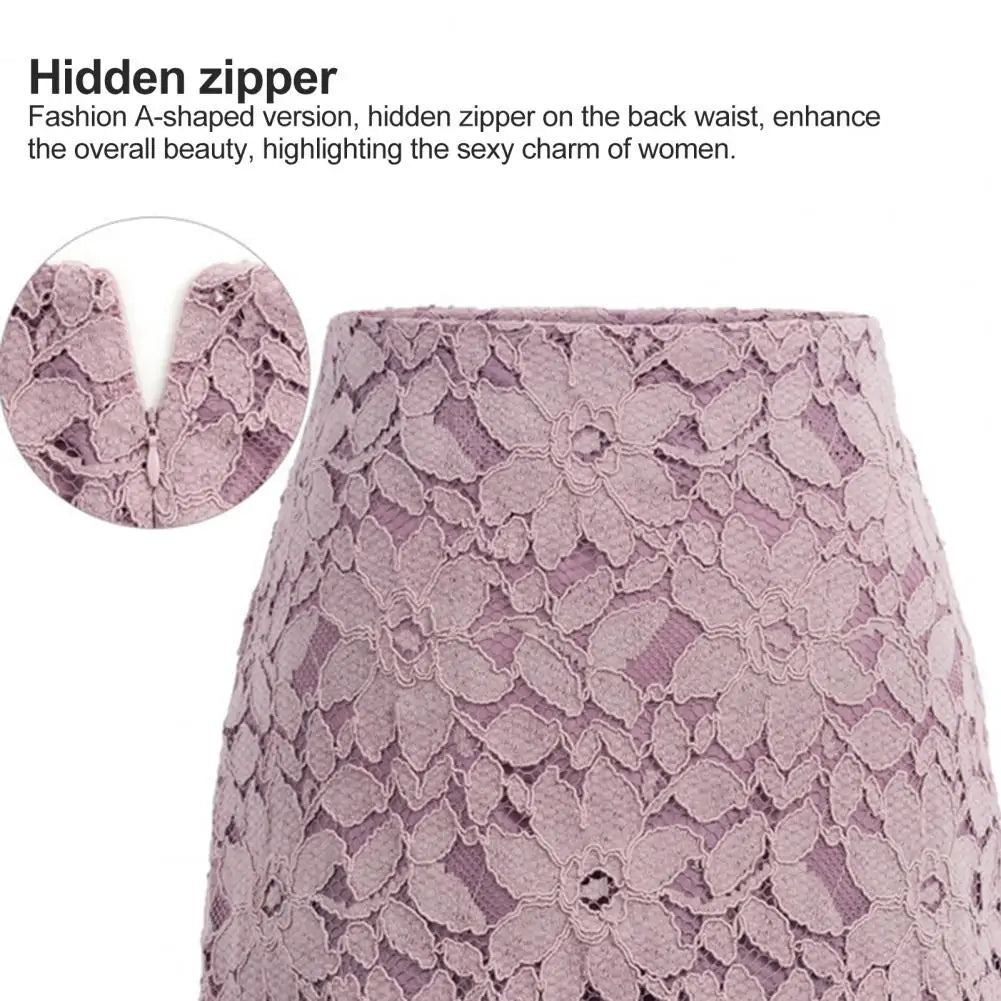Elegant Lace A-Line Skirts