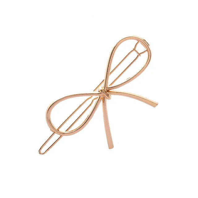 Gold and Silver Hair Clips