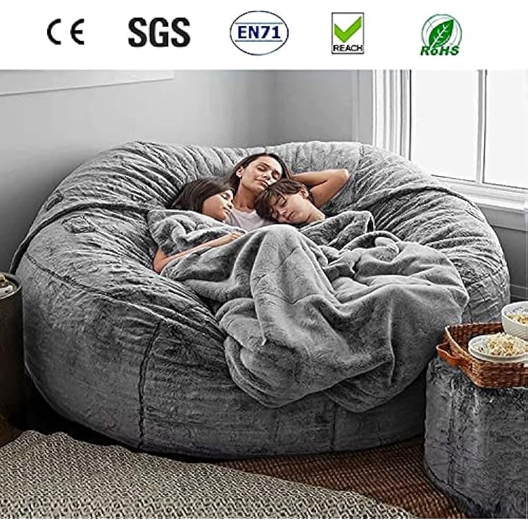 Giant Fluffy Fur Bean Bag Covers