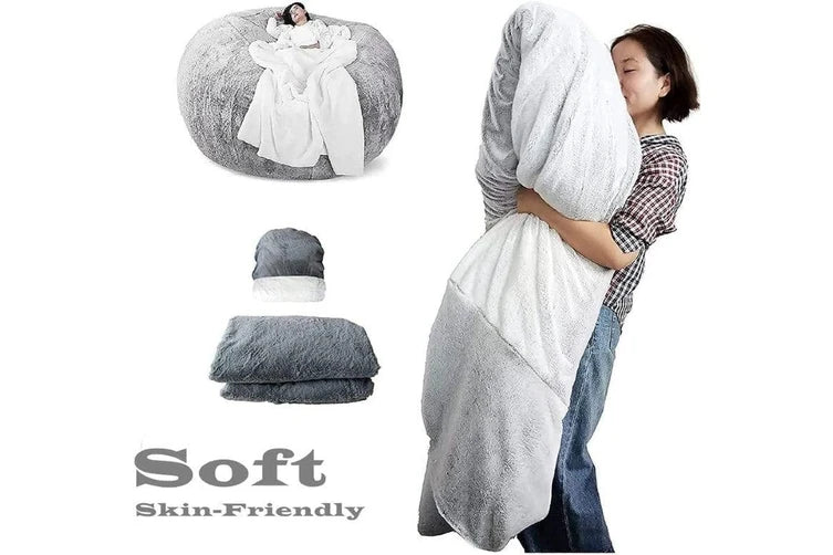 Giant Fluffy Fur Bean Bag Covers