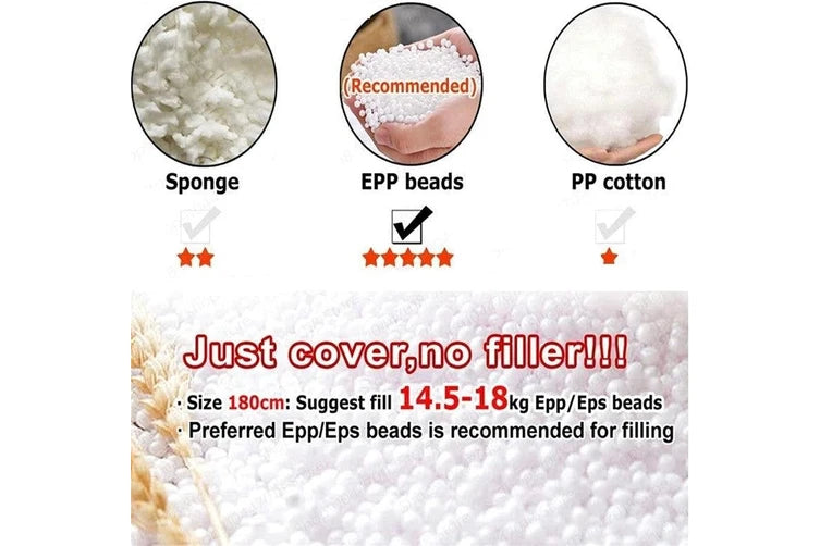 Giant Fluffy Fur Bean Bag Covers