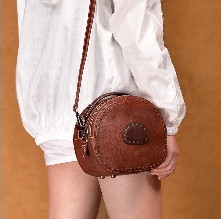 Ginni Vintage Genuine Leather Crossbody Handbags