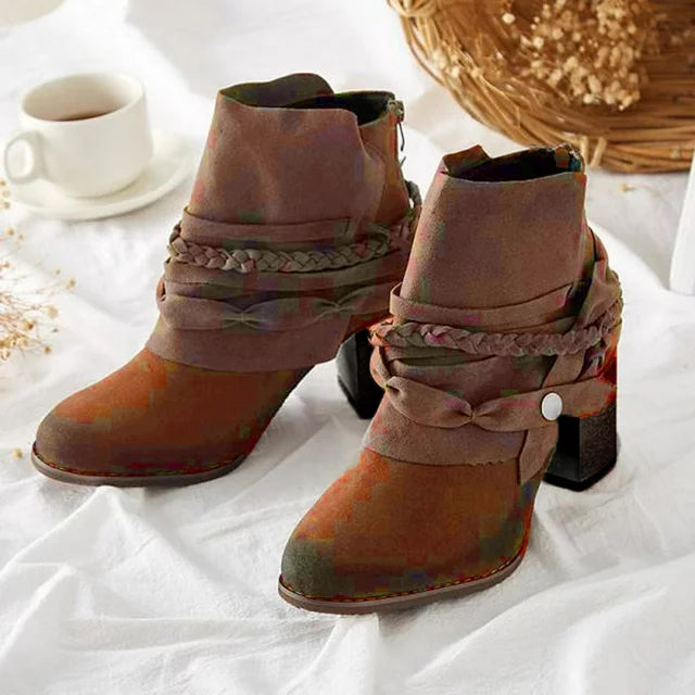 Gladiator Vintage Vegan Leather Boots