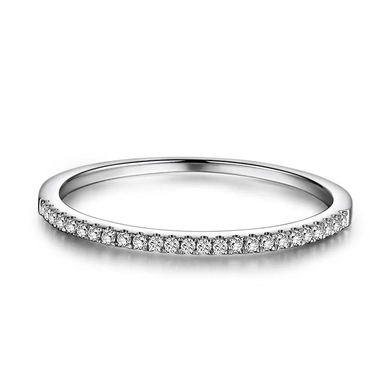 Infinity Stacker Sterling Silver Cubic Zirconia Ring Collection