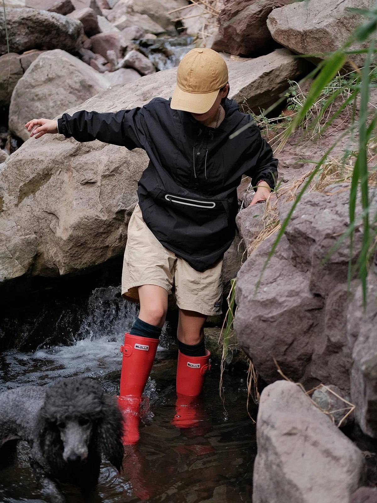 Cherry Red Gumboots
