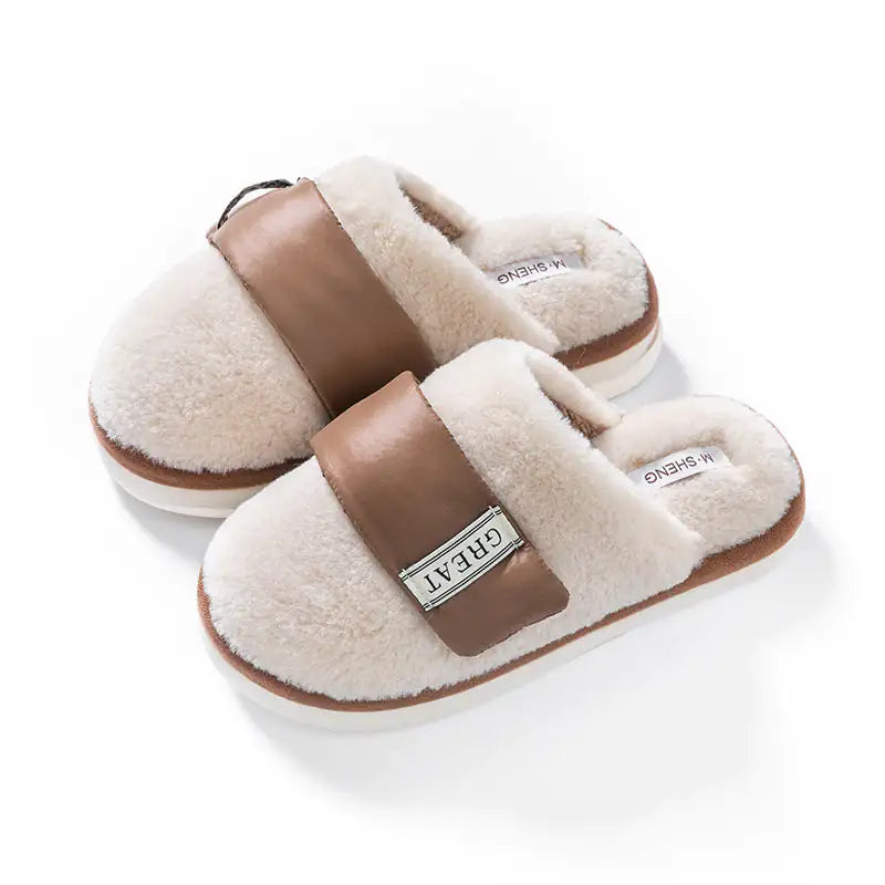 Velvet Cotton Slippers