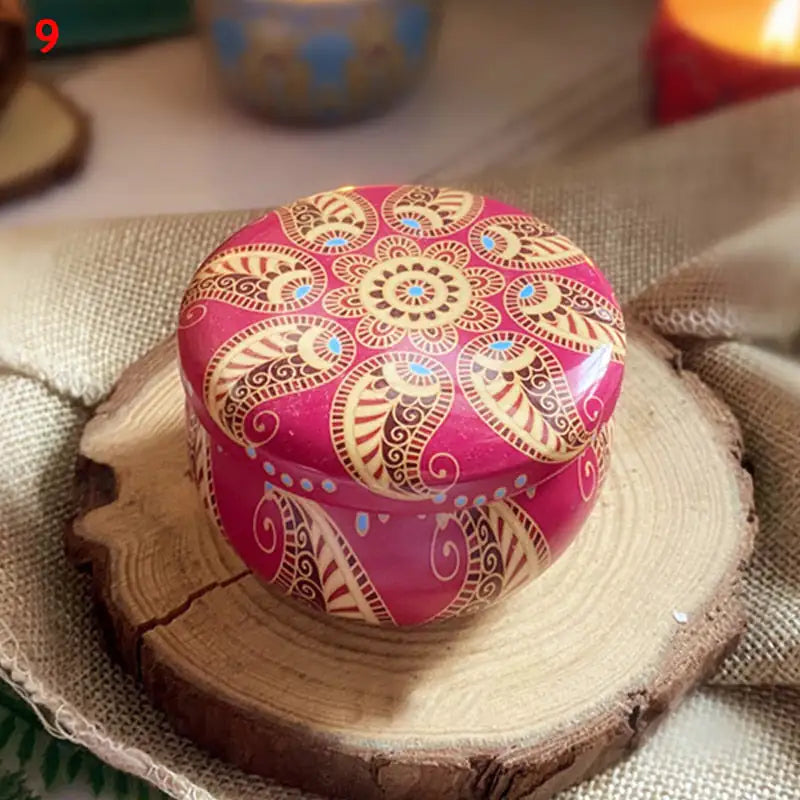 Scented 100% Natural Soy Candles - Vintage Flower Jars