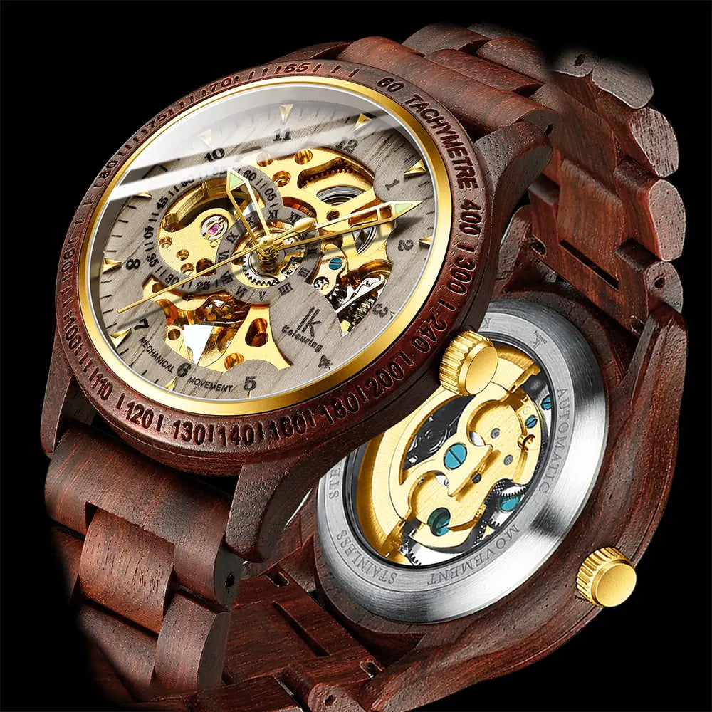 Mechanical Wooden Classic Men's Watch
