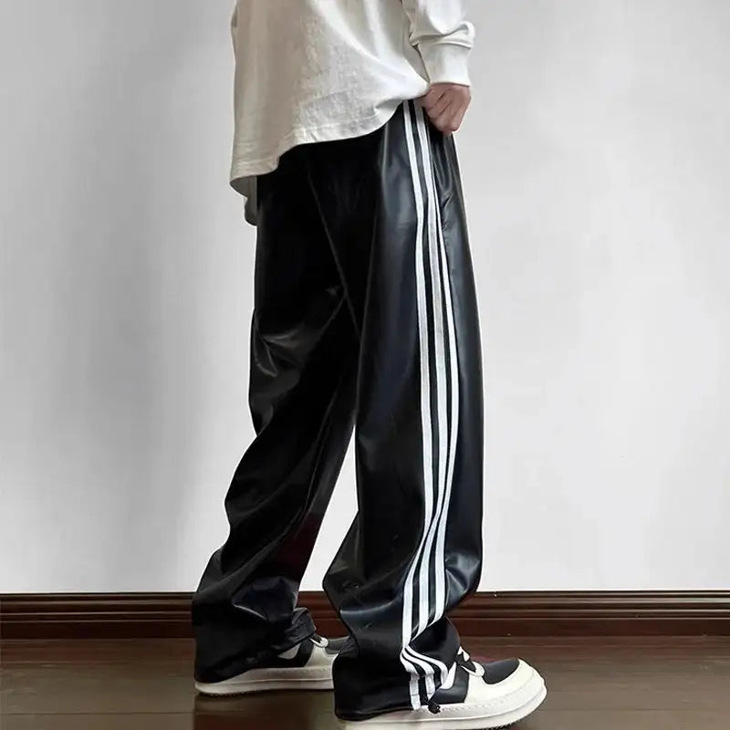 Firebird 3-Stripes Vegan Leather Track Pants