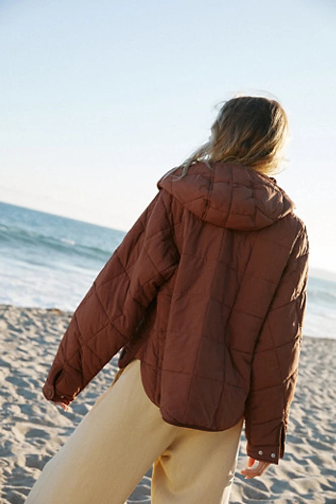 Dames Pure Comfort Quilted Pullover Puffer