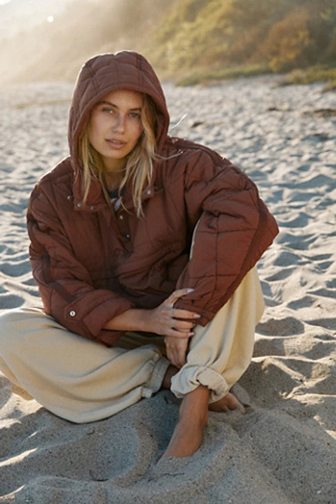 Dames Pure Comfort Quilted Pullover Puffer