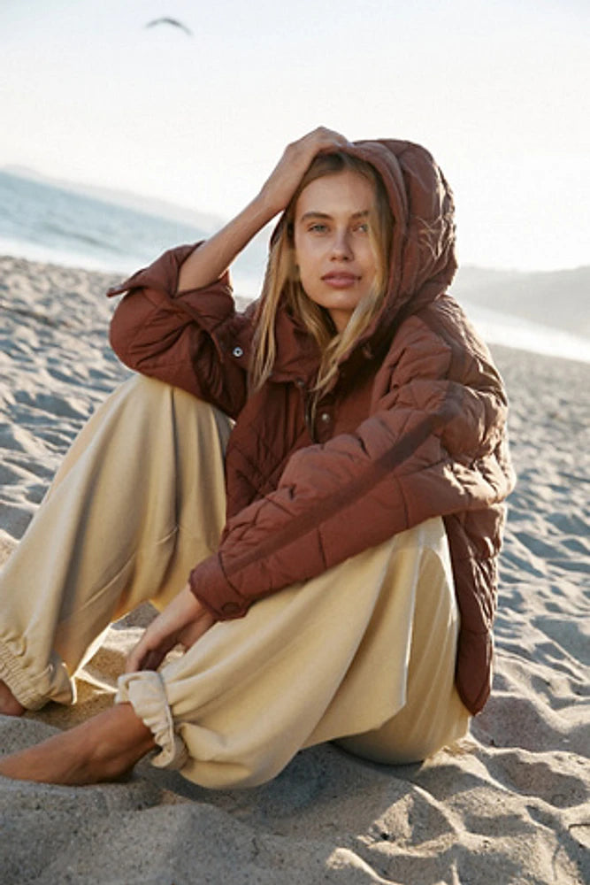 Dames Pure Comfort Quilted Pullover Puffer