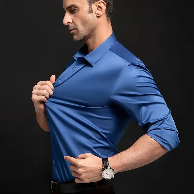 Ice Silk Ultra Flexible Business Shirts