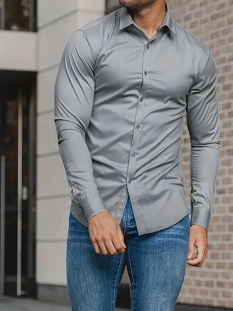 Ice Silk Ultra Flexible Business Shirts