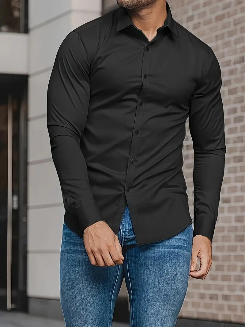 Ice Silk Ultra Flexible Business Shirts