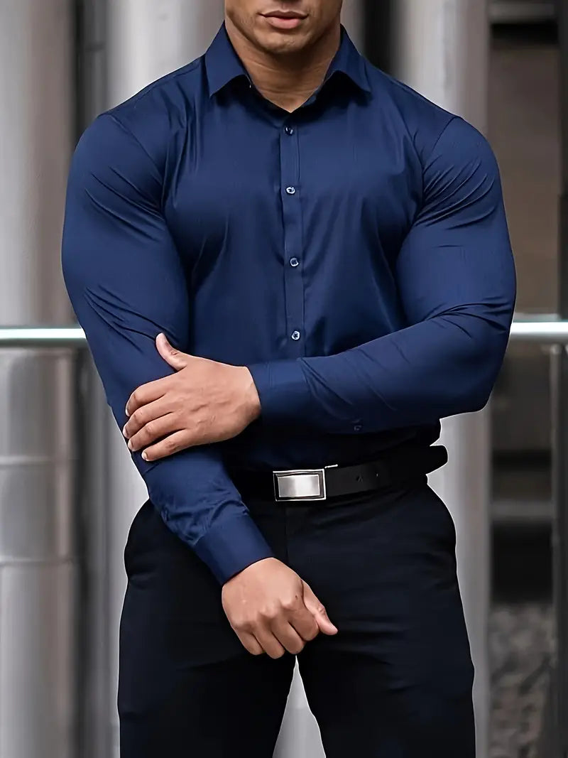 Ice Silk Ultra Flexible Business Shirts