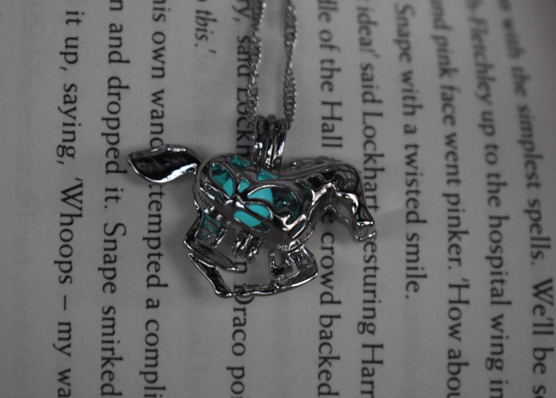 Luminous Horse Necklace