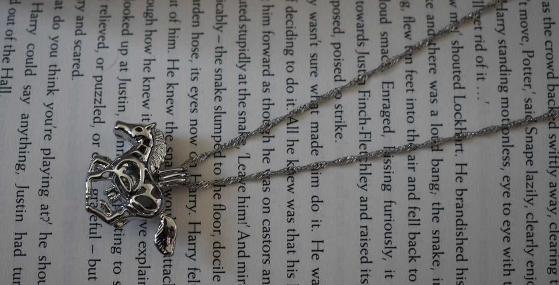 Luminous Horse Necklace