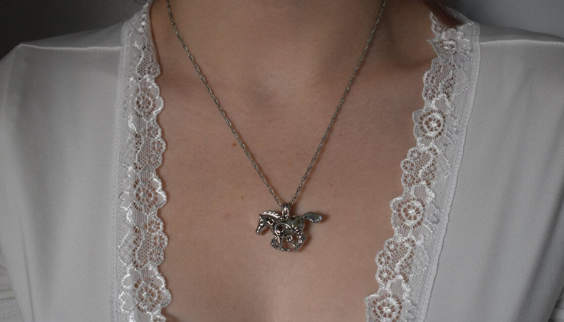 Luminous Horse Necklace