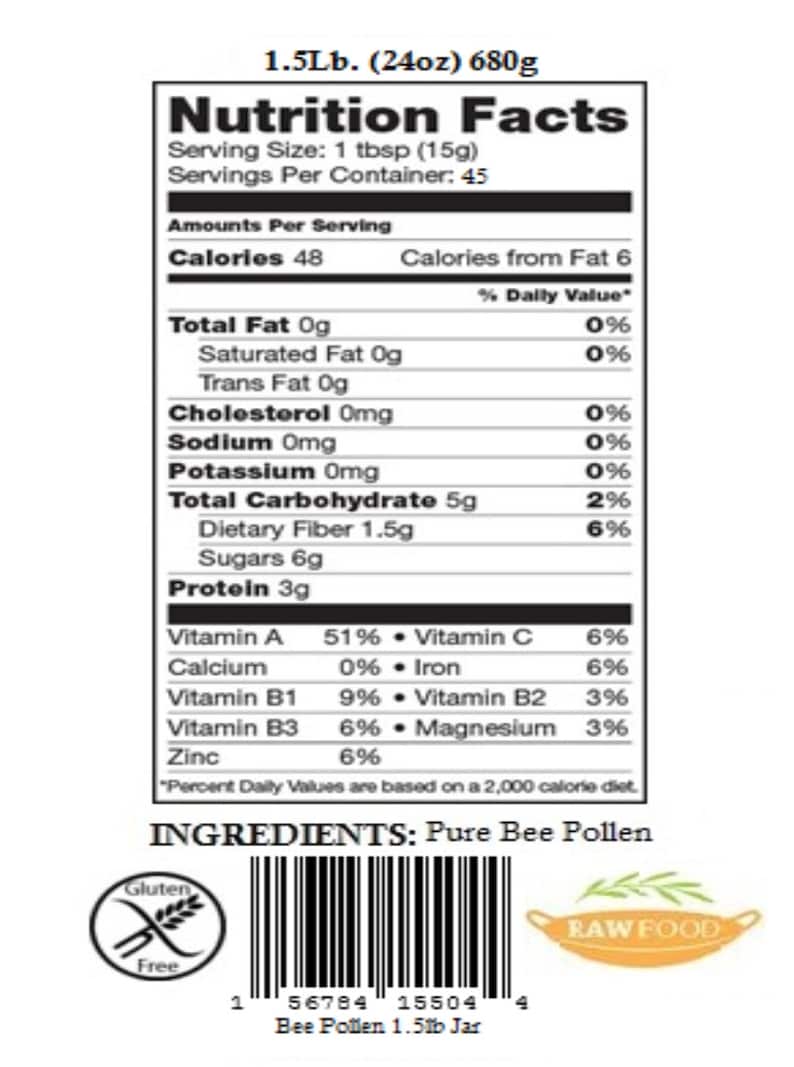 Organic Raw Bee Pollen Granules