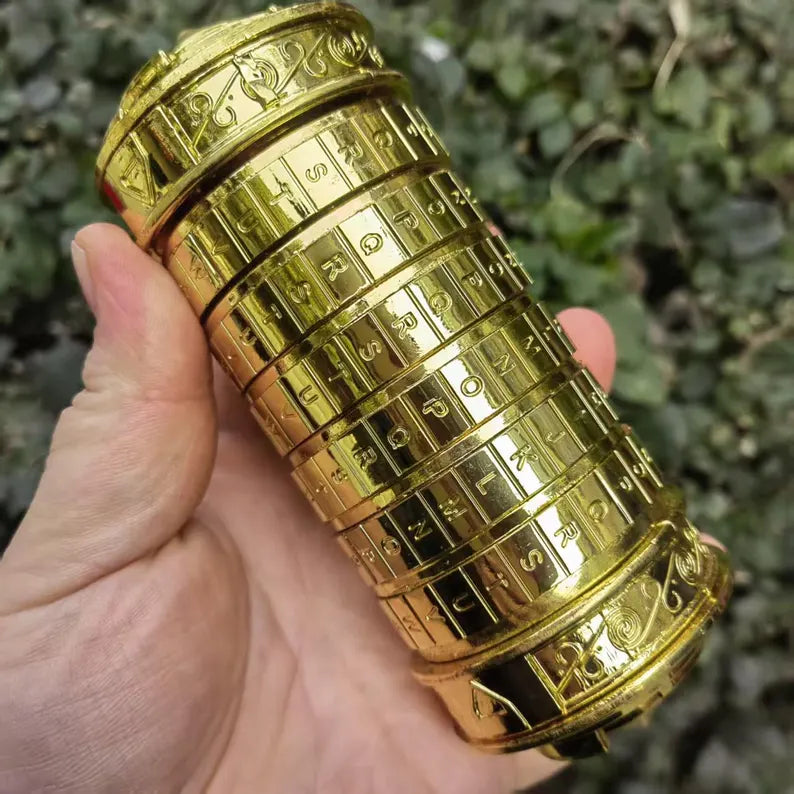 Cryptex Da Vinci Code Mini Lock with Hidden Compartment
