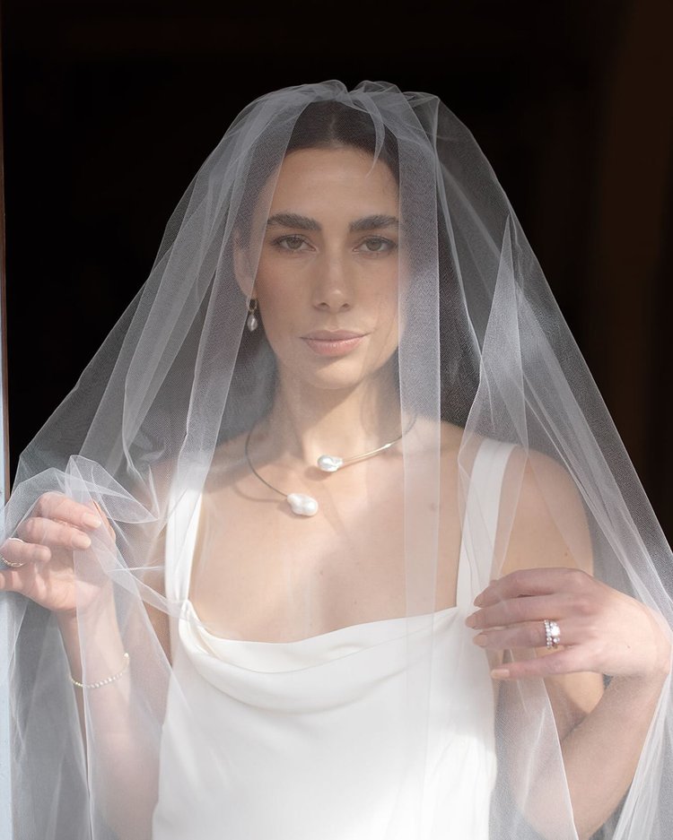 TOPQUEEN Fatin Tulle Wedding Veils