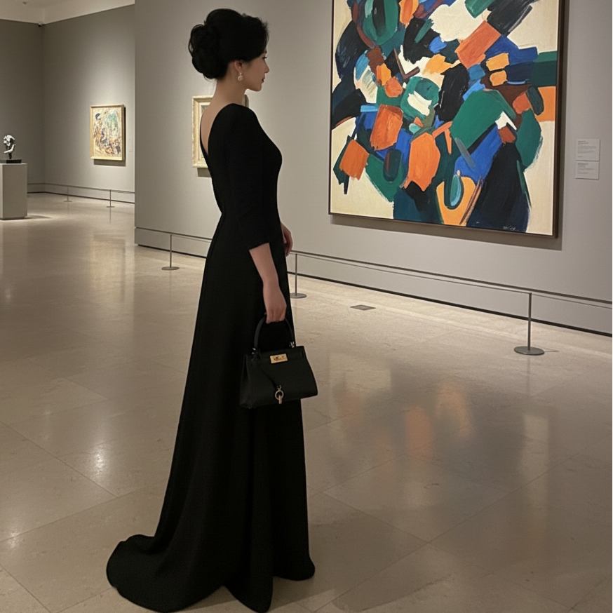 Lee Radziwill Inspired Petite Kelly Crossbody Handbag