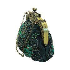 Rose Embroidered Sequin Retro Evening Bags