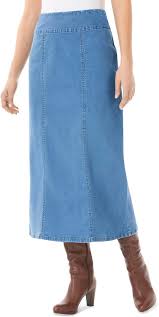 Classic Flexi Fit Denim Skirts