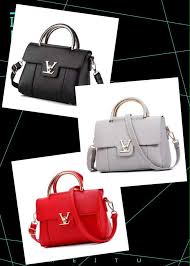 Luxury LV Designer Vegan Leather Handbags