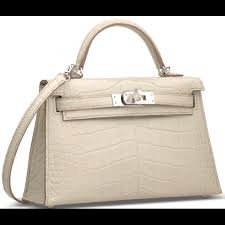 Birkin Inspired Kelly Mini Pochette Leather Handbags - The Monaco Collection