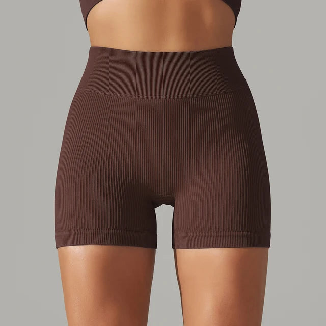 Honey Vegas Seamless High Waist Rib Shortie Boxer Briefs
