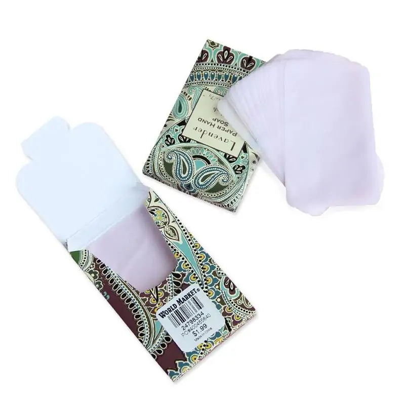 Paper Hand Soap Sheets (4 Packets x 25 Sheets)