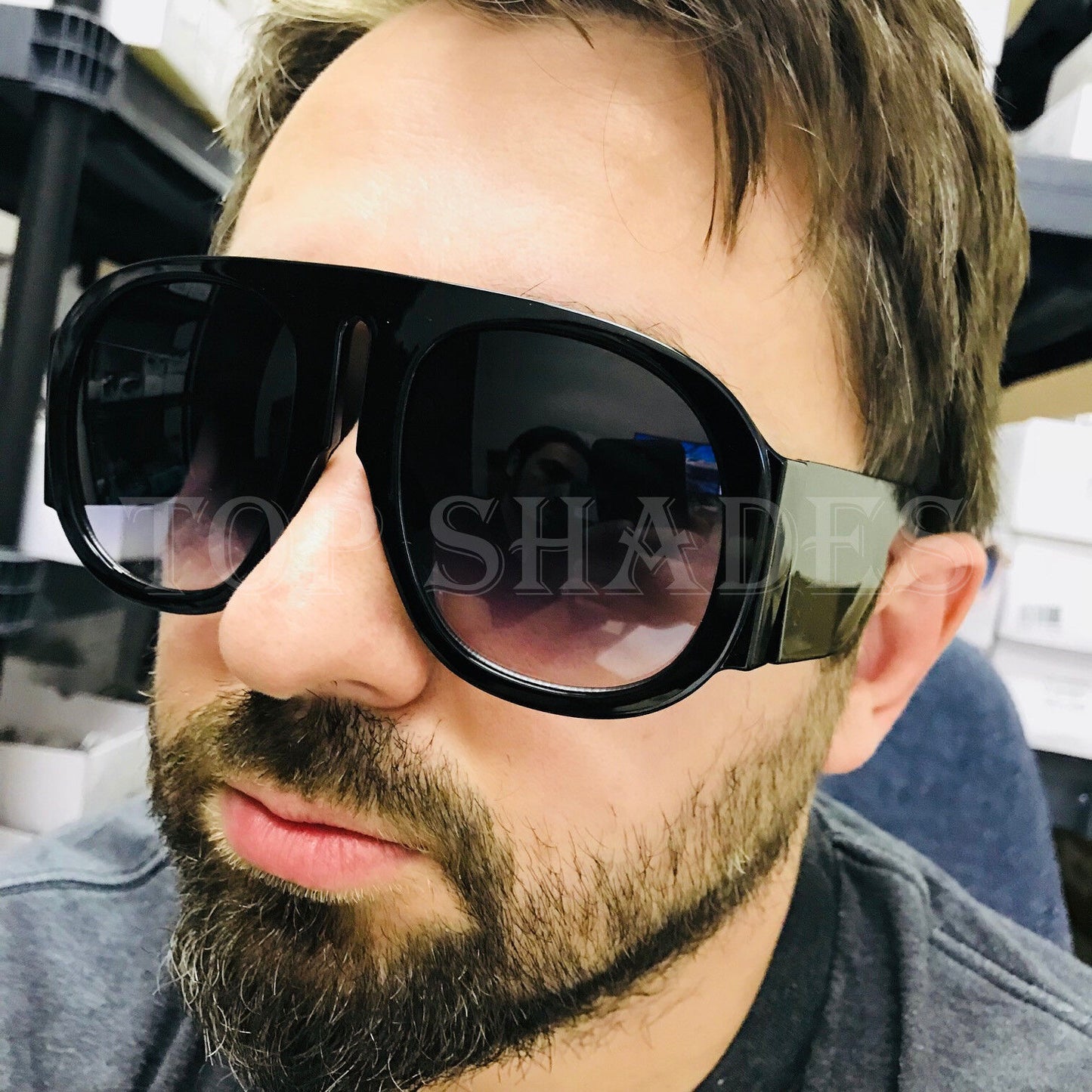 Jag Thick Frame Sunglasses