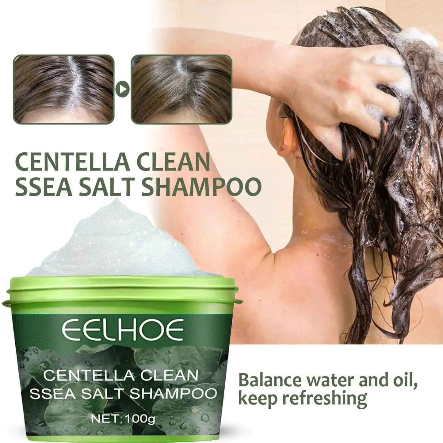 EELHOE Centella Clean Sea Salt Shampoo