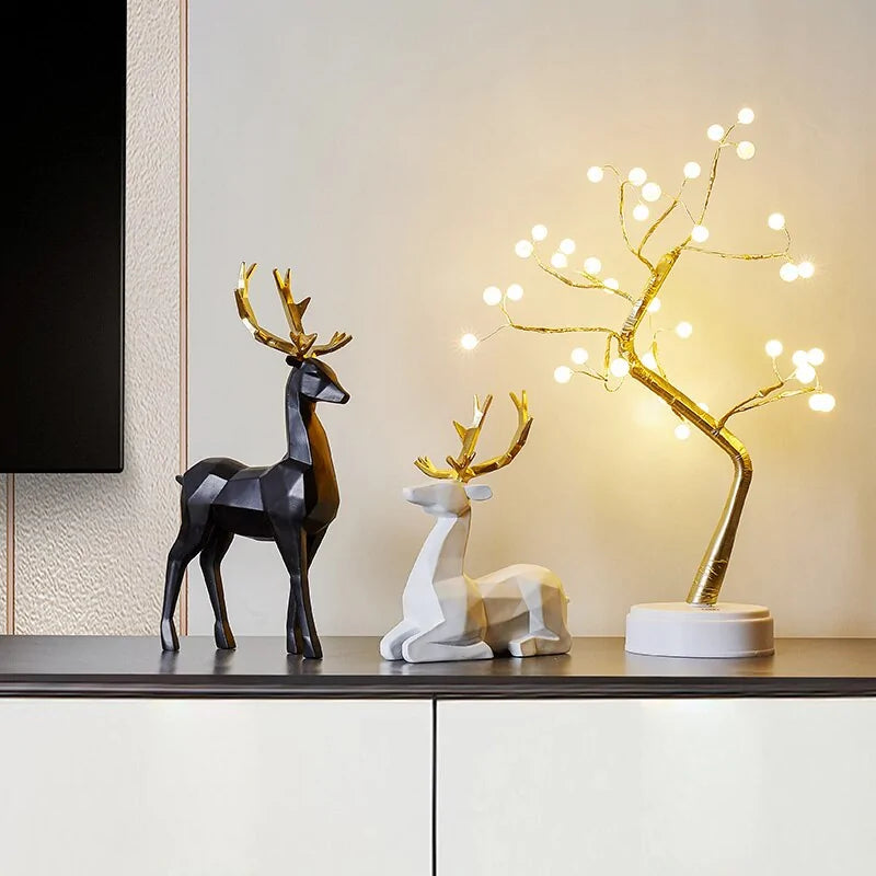 Romantic Deer Figurines