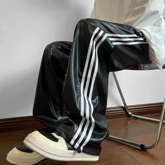 Firebird 3-Stripes Vegan Leather Track Pants