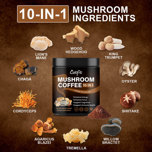 Mushroom Collagen Coffee Creamer Powder