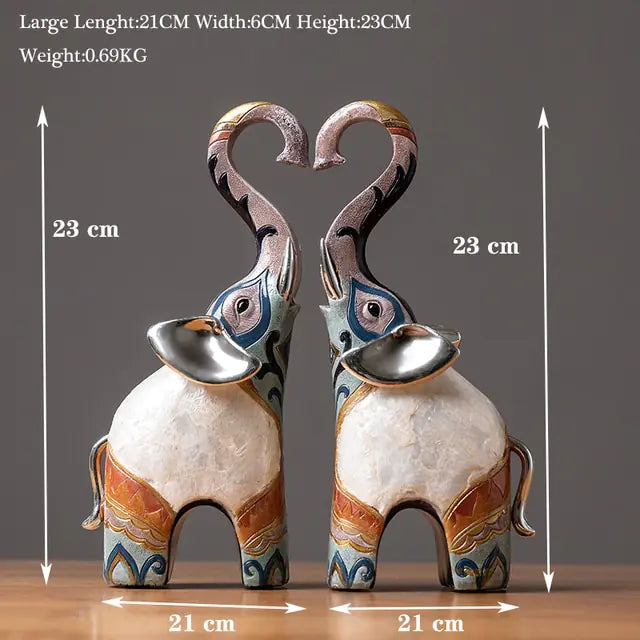 Exquisite Elephant Figurines