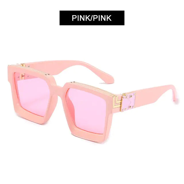 HOOBAN Millionaires Designer Square Sunglasses