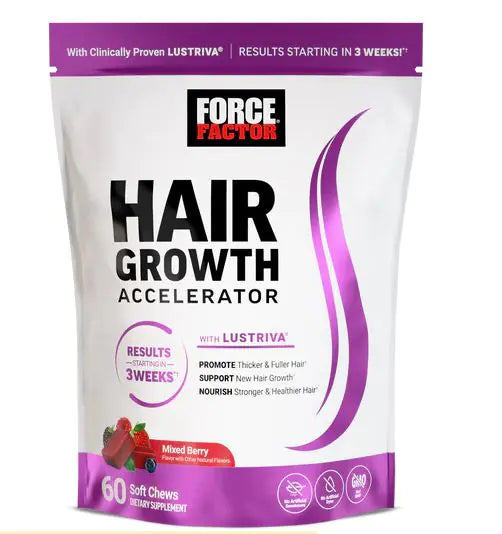 Force Factor Hair Growth Accelerator Soft Chews