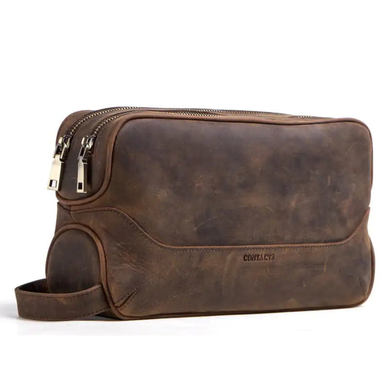 Crazy Horse Cowhide Organizer Bag