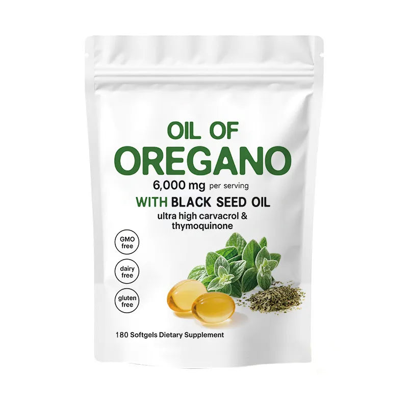Oregano Oil & Black Seed Oil Softgel Capsules