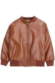 Ultimate Kids Leather and Fur Bomber Jacket